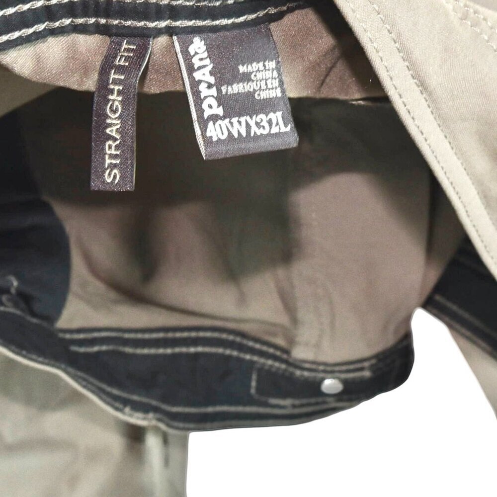 prAna Stretch Zion Pant II Men's Hiking Cargo Pants Size 40 x 32 Khaki Tan - Picture 8 of 10